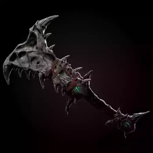 Realtime low poly sword