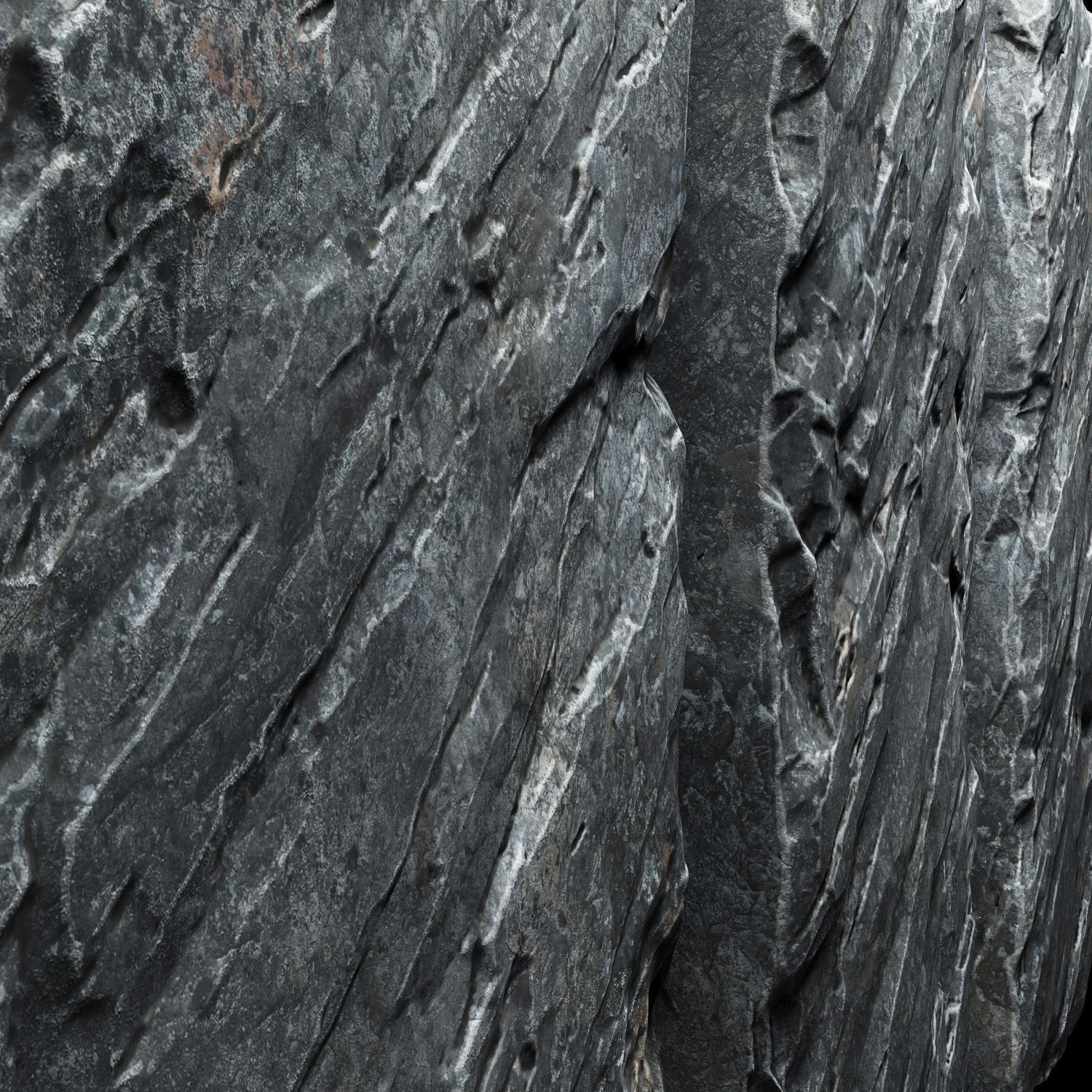 Slab stone wall n3 3D model_10