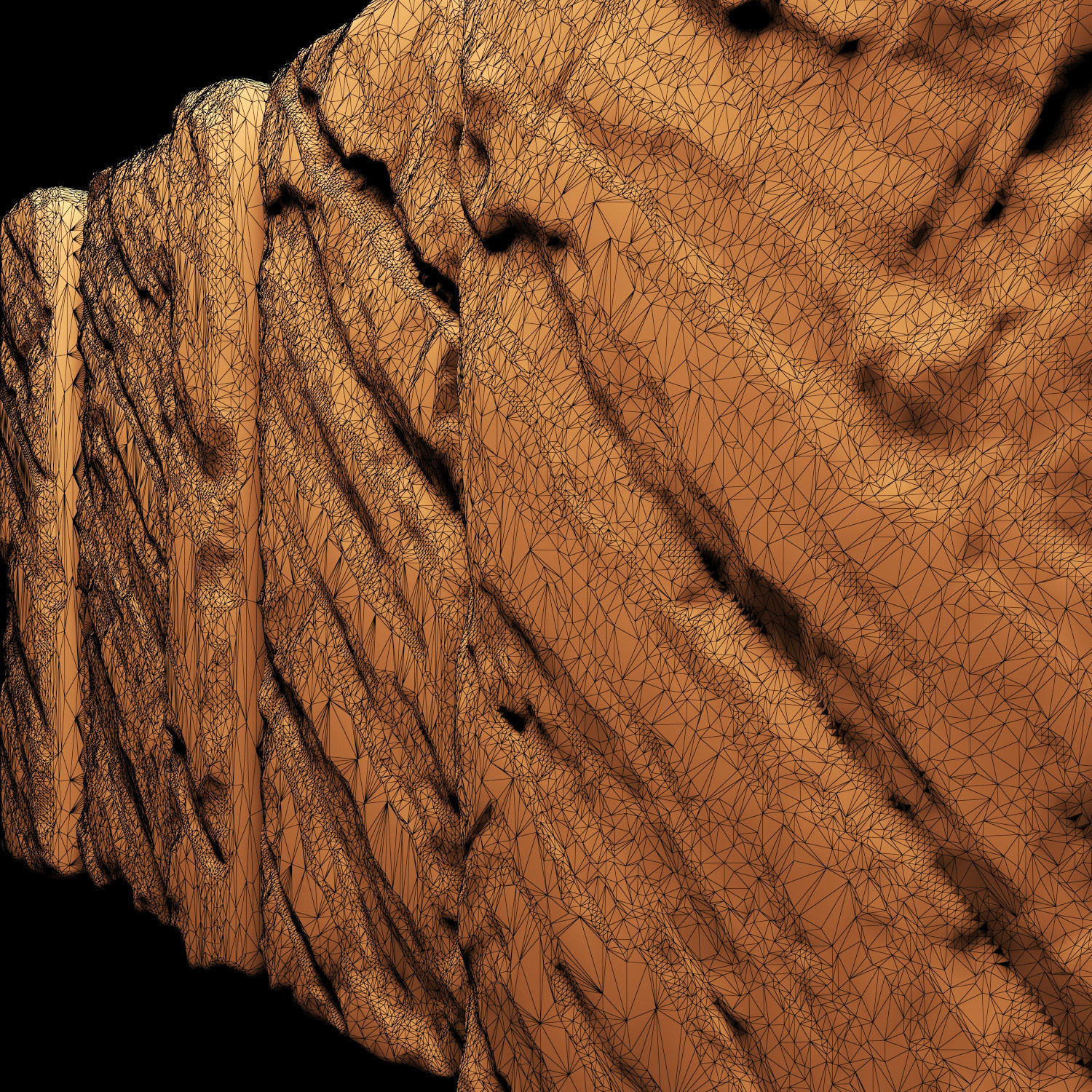 Slab stone wall n3 3D model_12