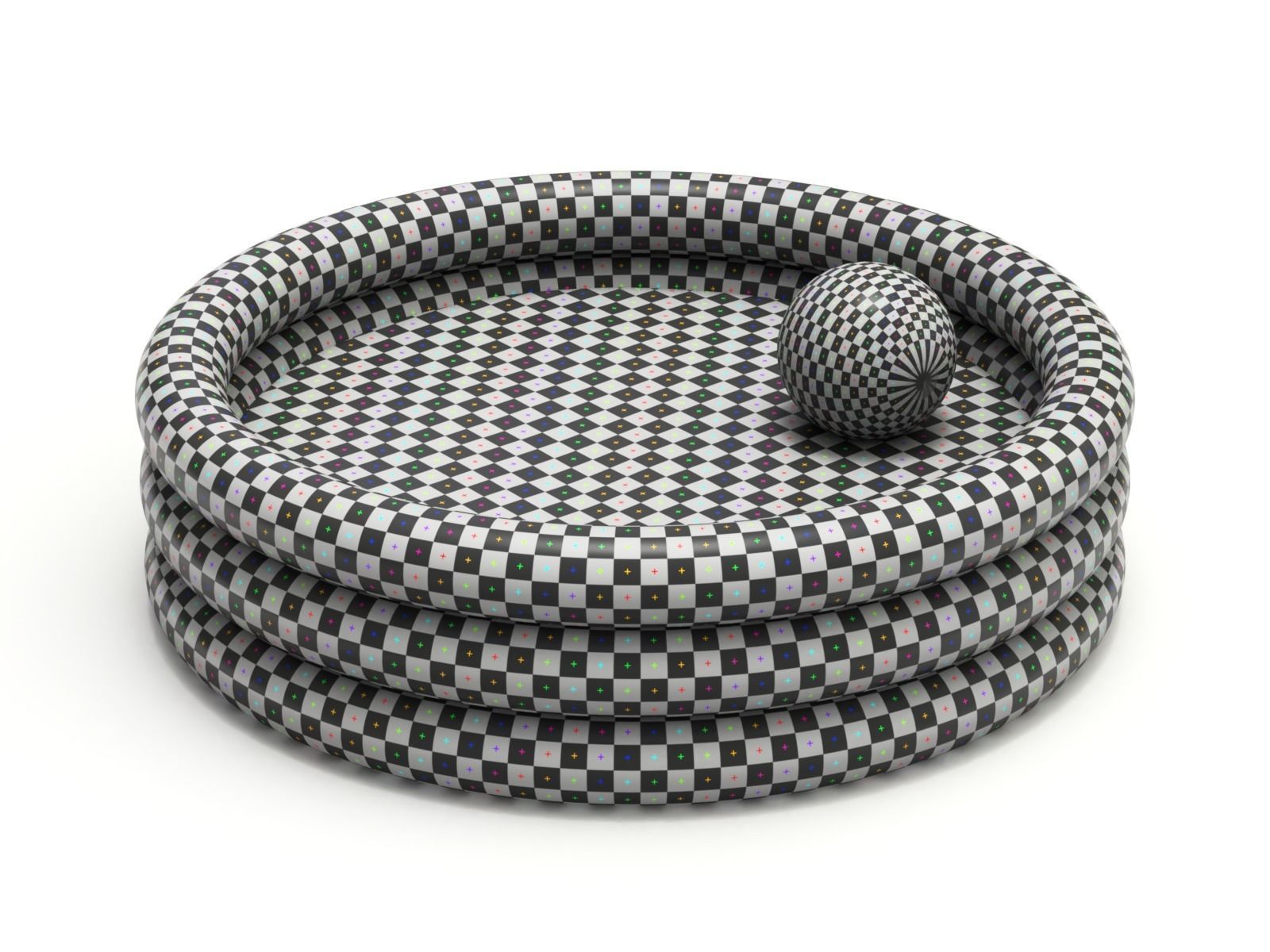 Inflatable Pool 3D model_15