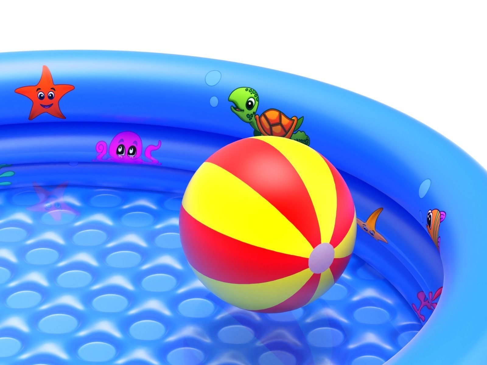 Inflatable Pool 3D model_2