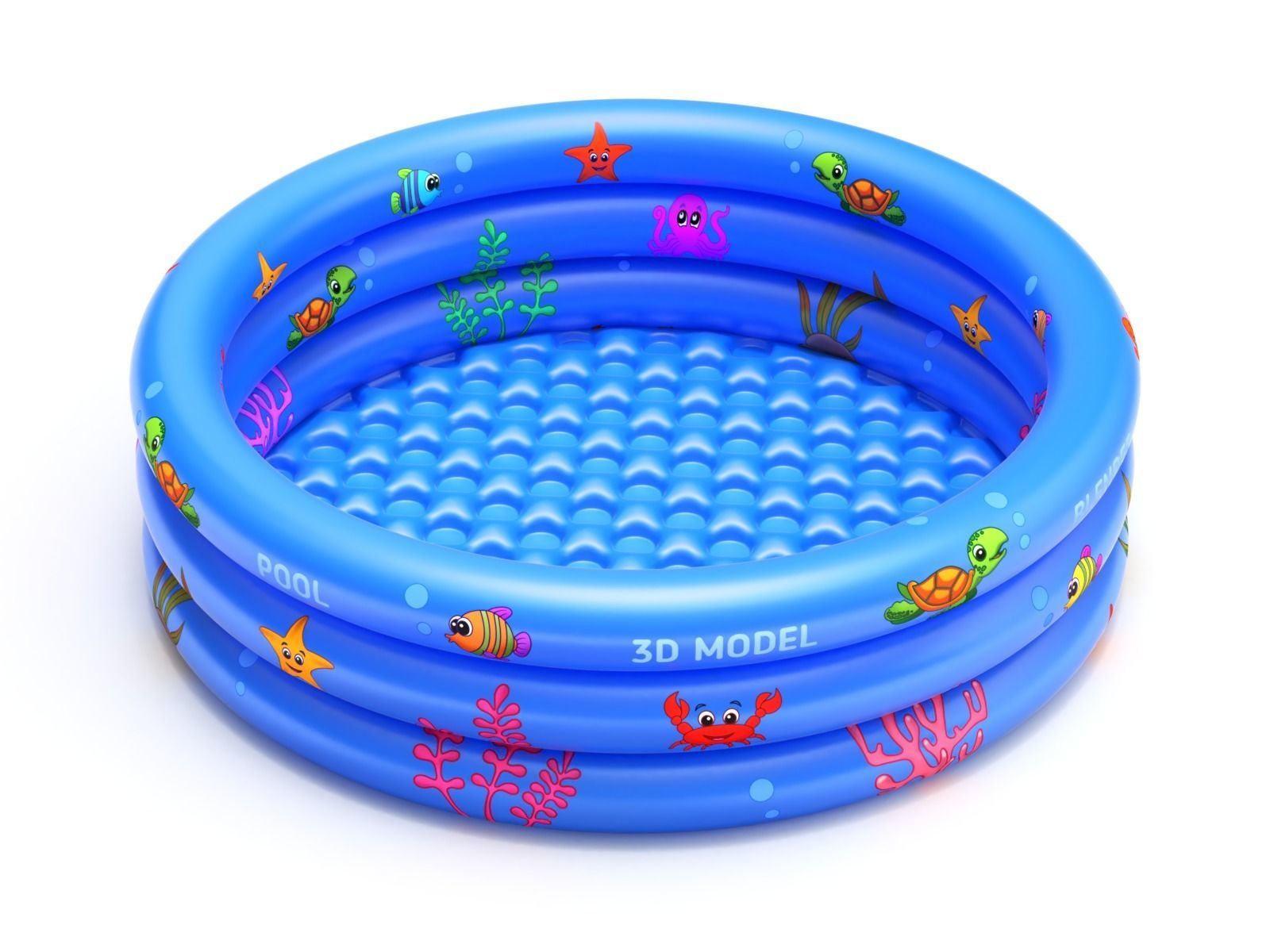 Inflatable Pool 3D model_8