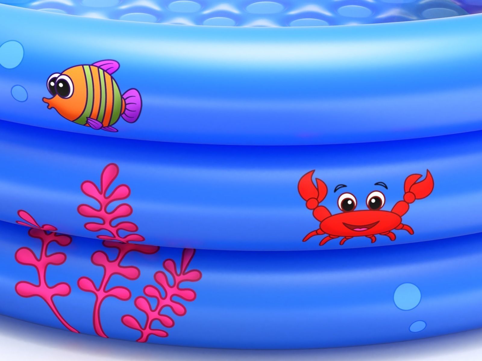 Inflatable Pool 3D model_3