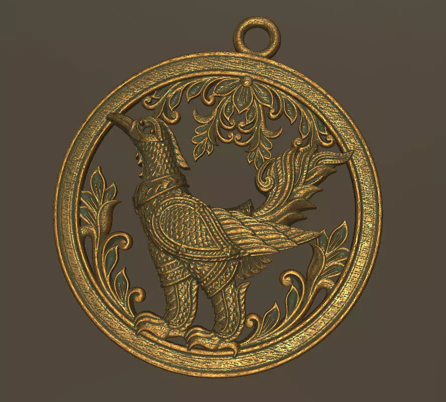 Hang Meas Gold 3D print model_0