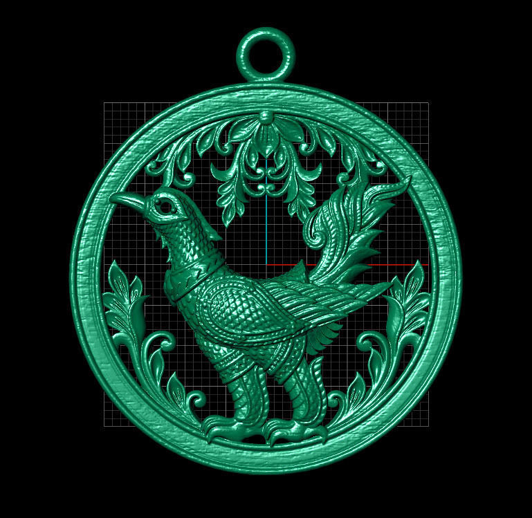 Hang Meas Gold 3D print model_2