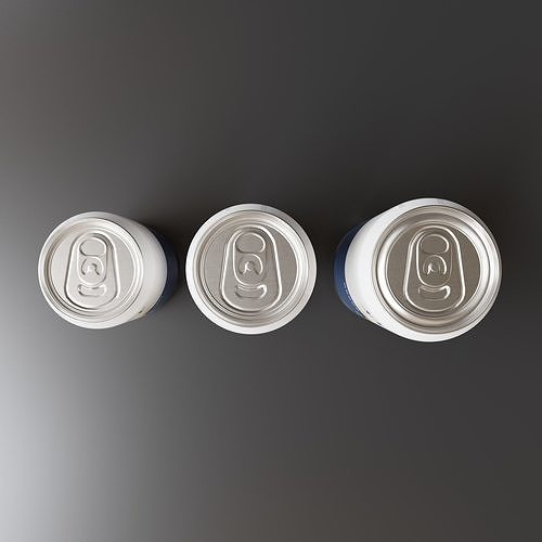 Beer Can Pack 01 3D model 5