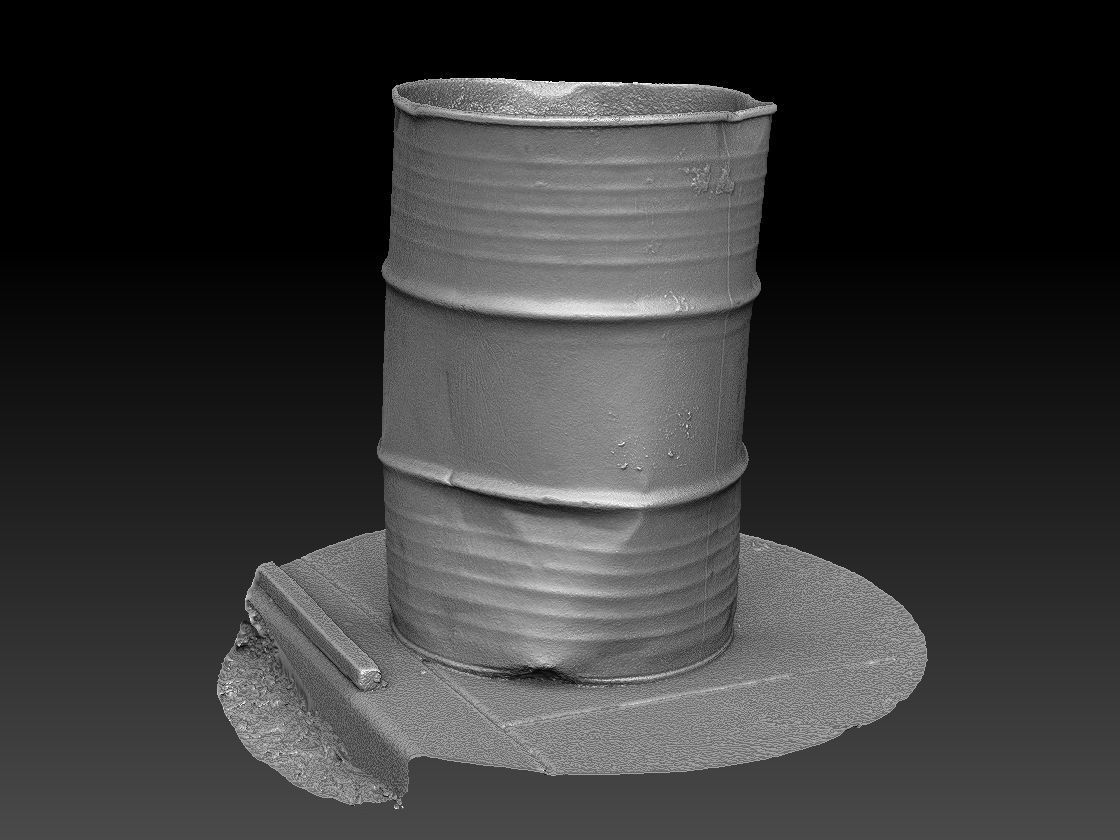 55 Gallon Barrel 3D model_4