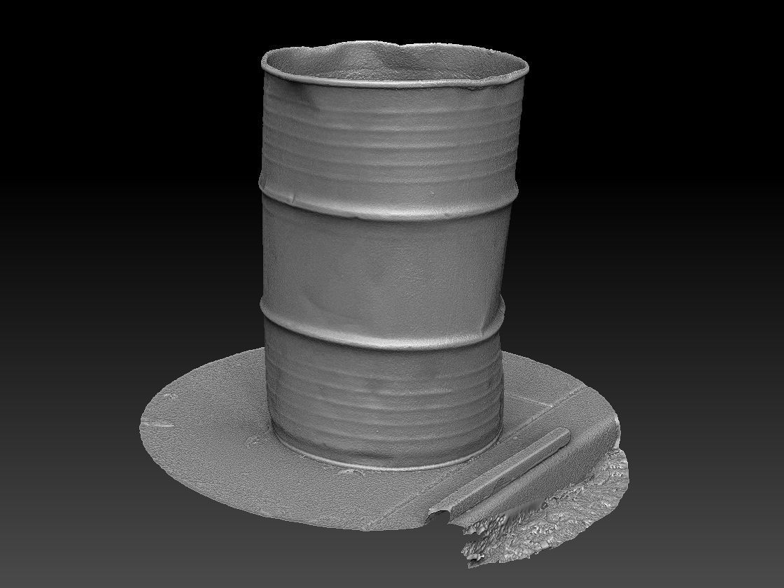 55 Gallon Barrel 3D model_6