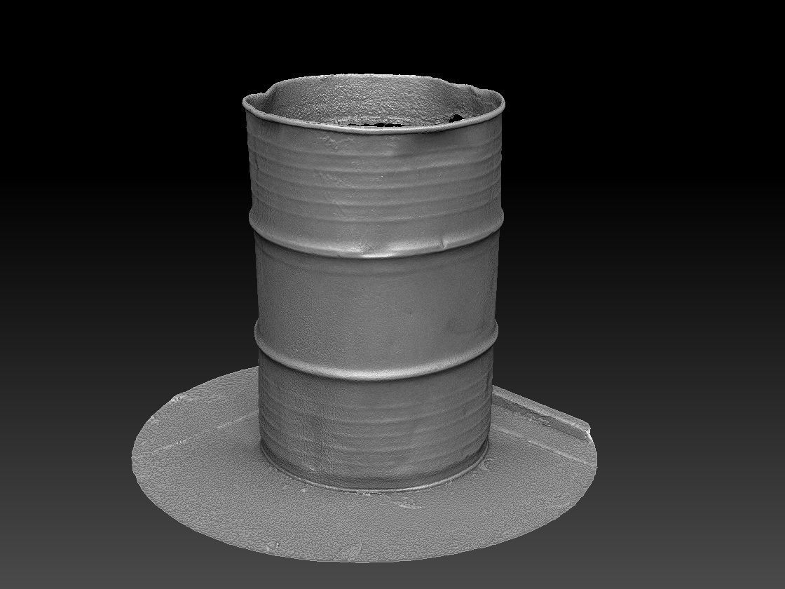 55 Gallon Barrel 3D model_5