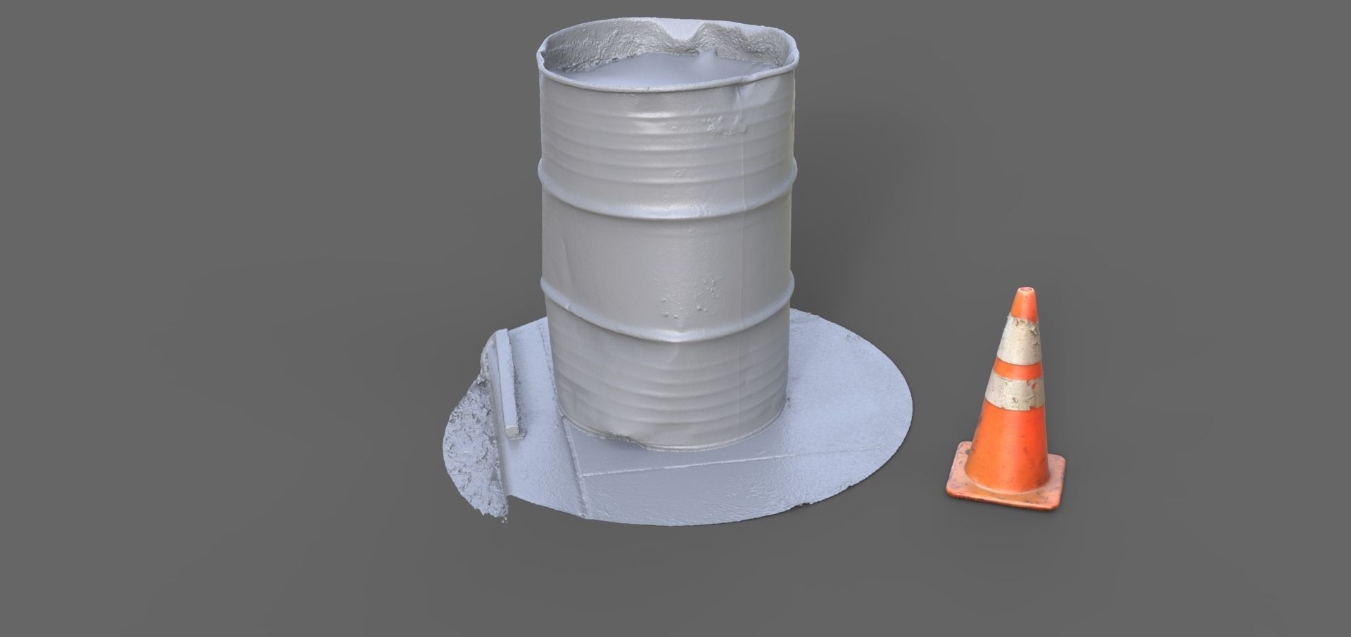 55 Gallon Barrel 3D model_3