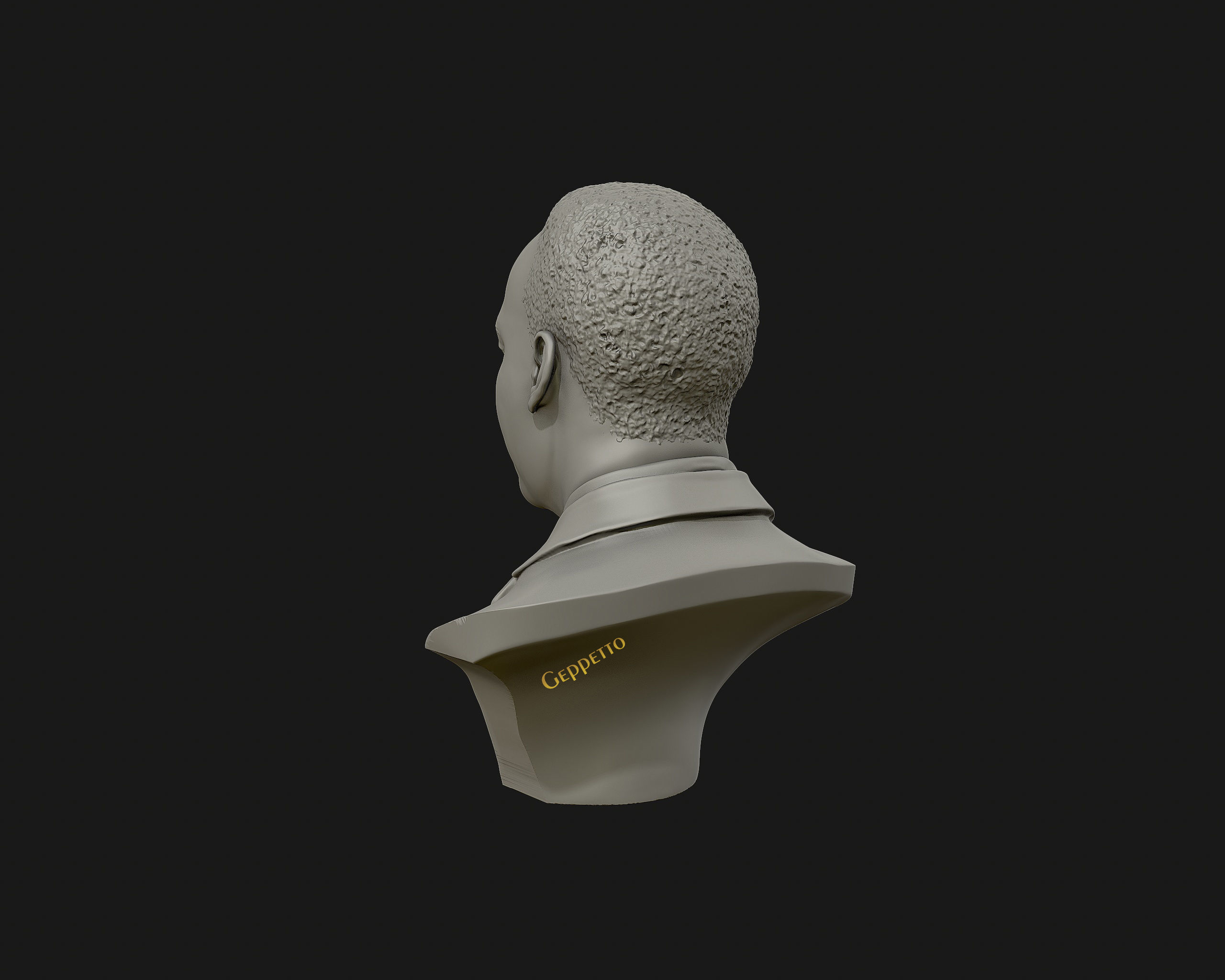 Martin Luther King head sculpture ready to 3D print 3D print model_17