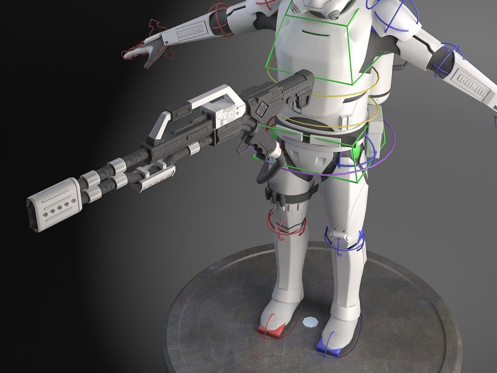 Star Wars First Order Flametrooper 3D model_11