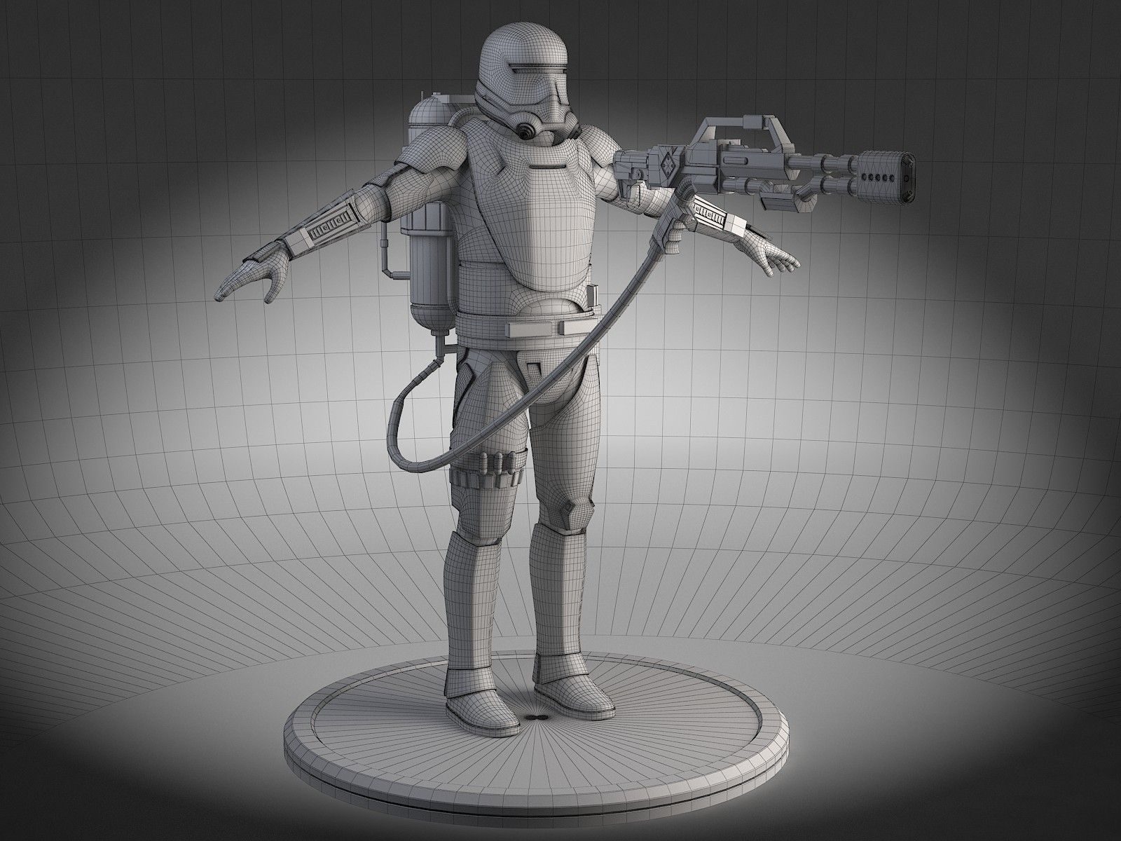 Star Wars First Order Flametrooper 3D model_16