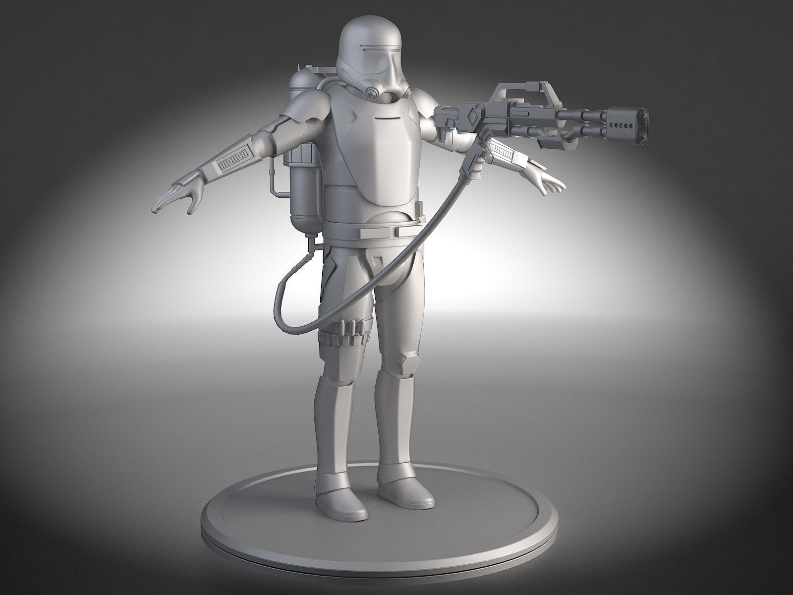 Star Wars First Order Flametrooper 3D model_12