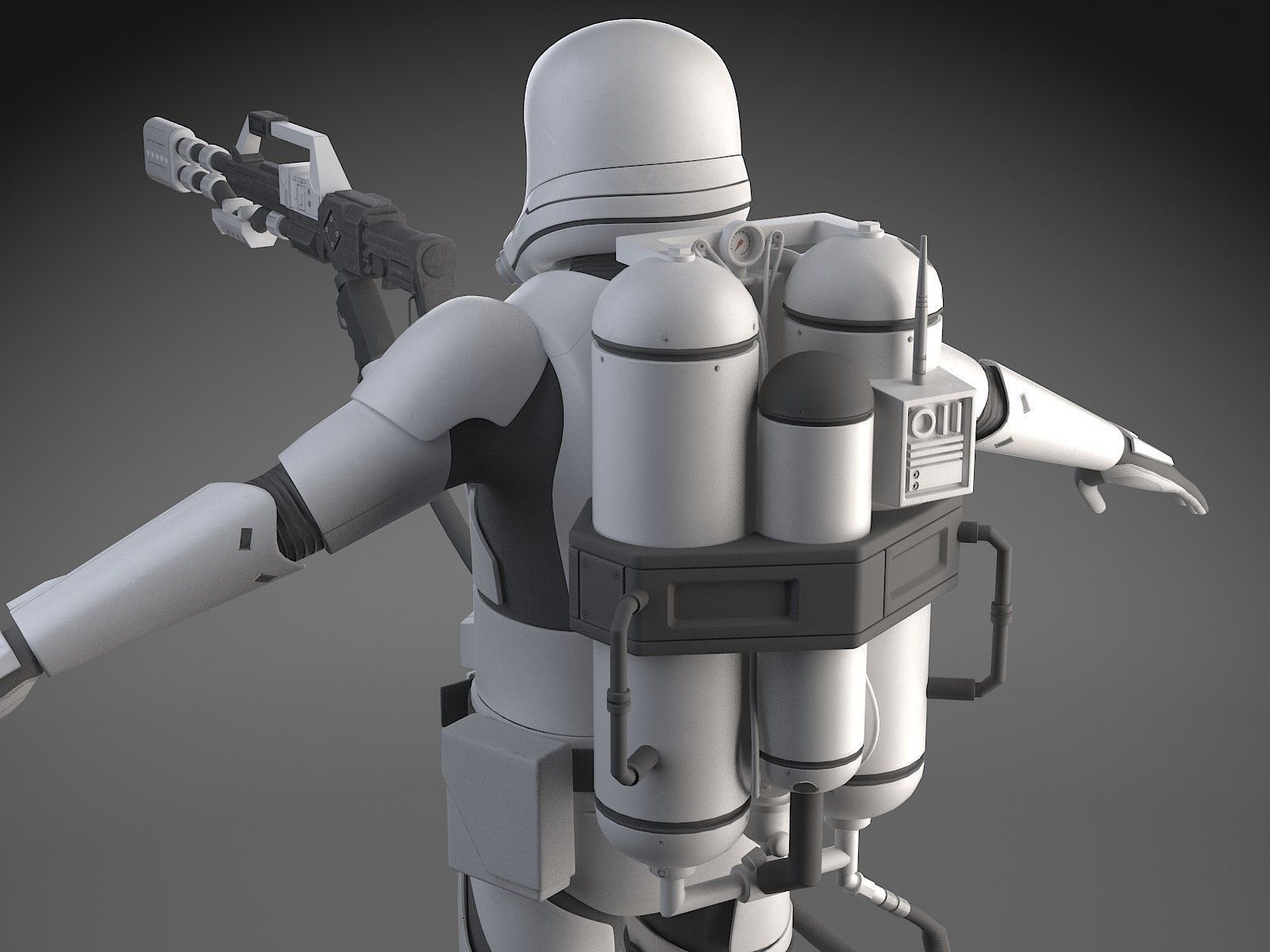 Star Wars First Order Flametrooper 3D model_6