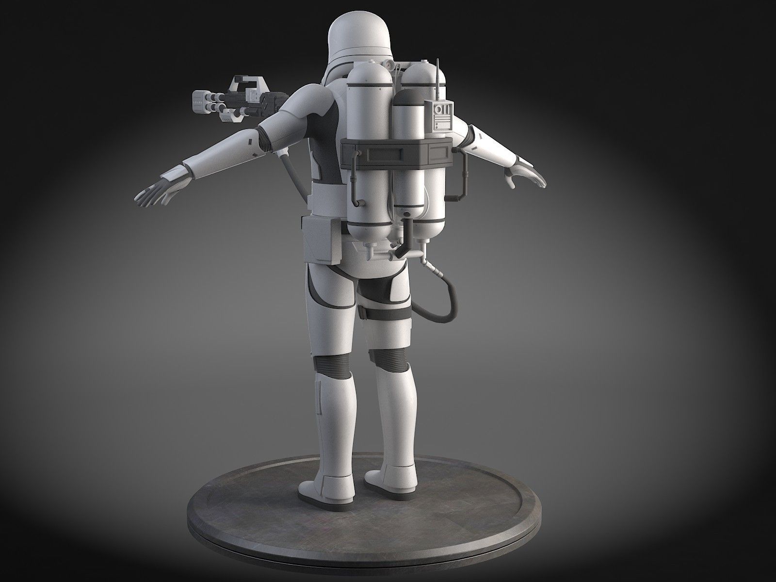 Star Wars First Order Flametrooper 3D model_3
