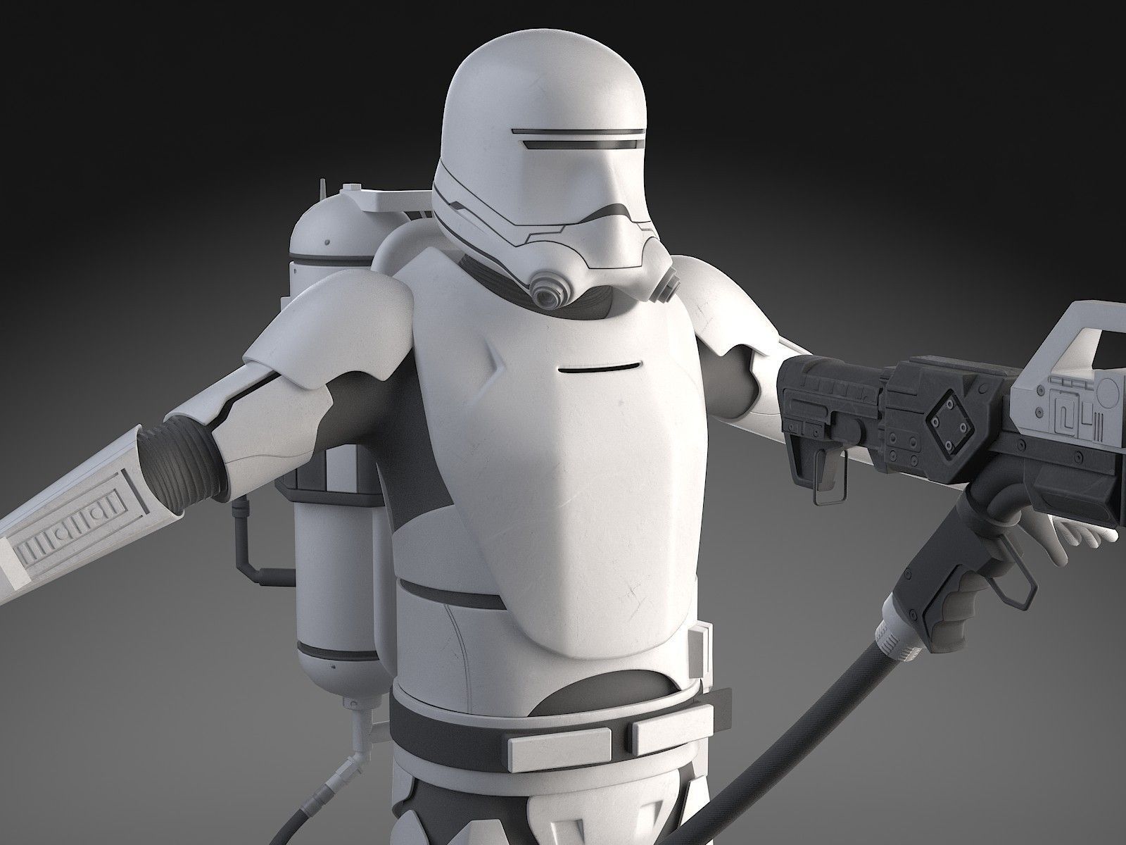Star Wars First Order Flametrooper 3D model_5