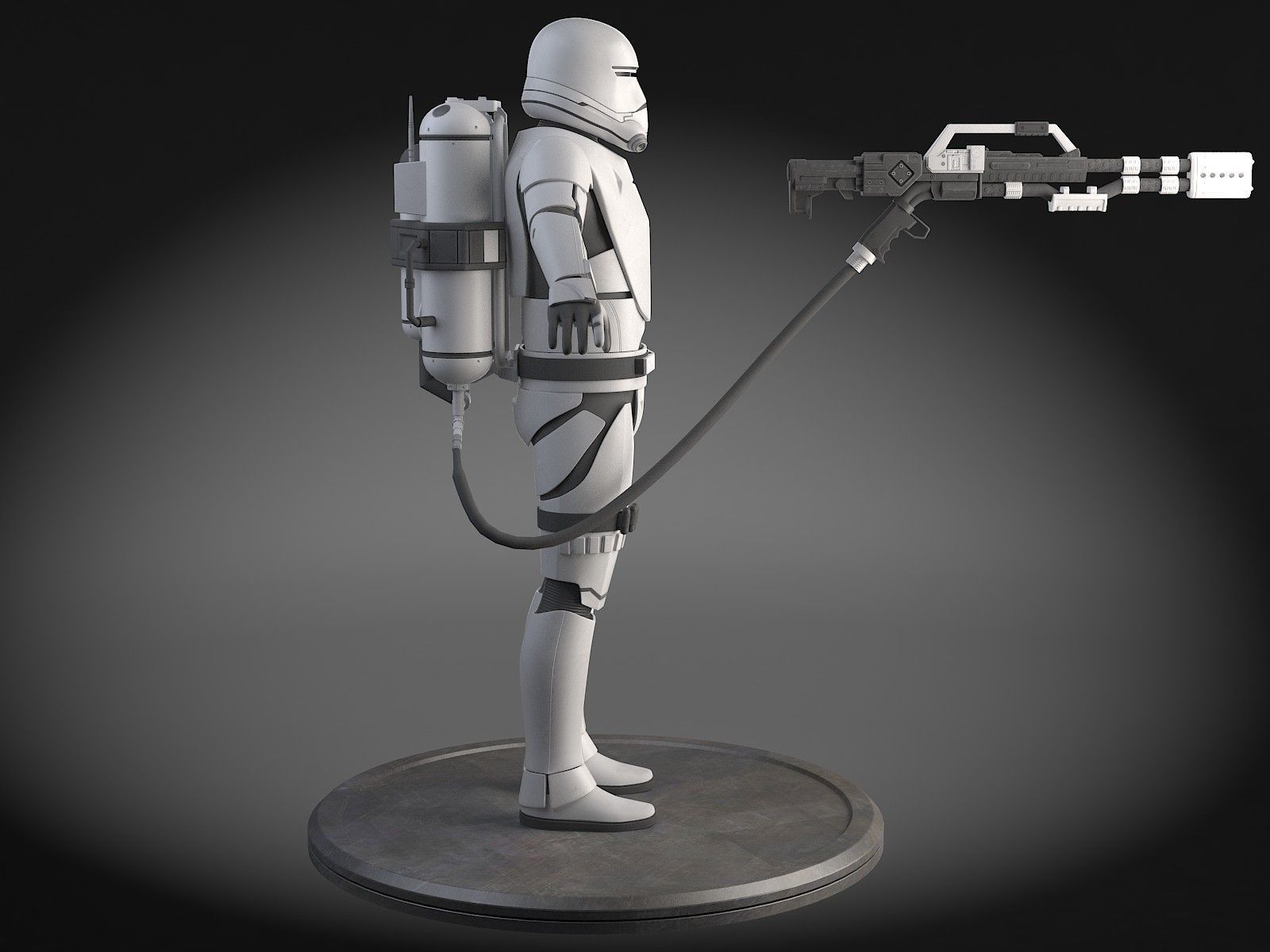 Star Wars First Order Flametrooper 3D model_8
