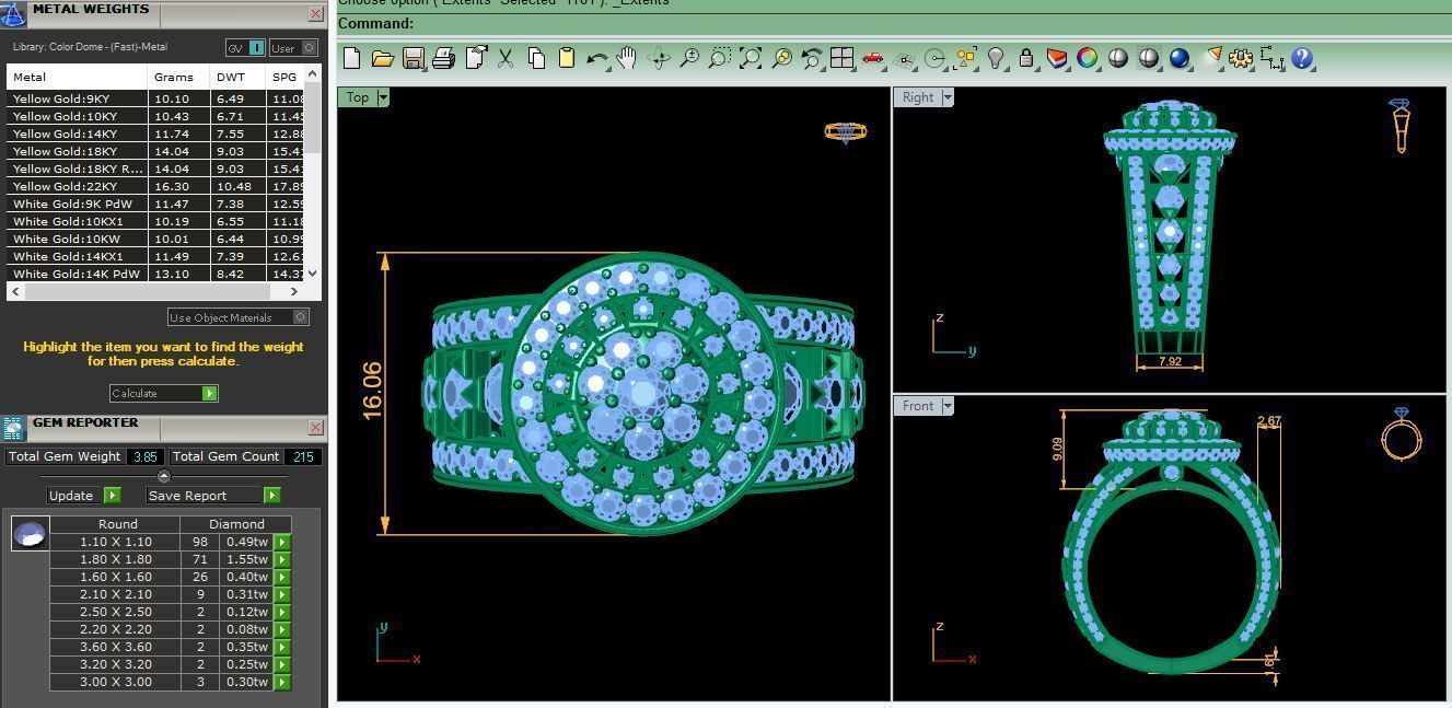 Fancy Ring 13 3D print model_4