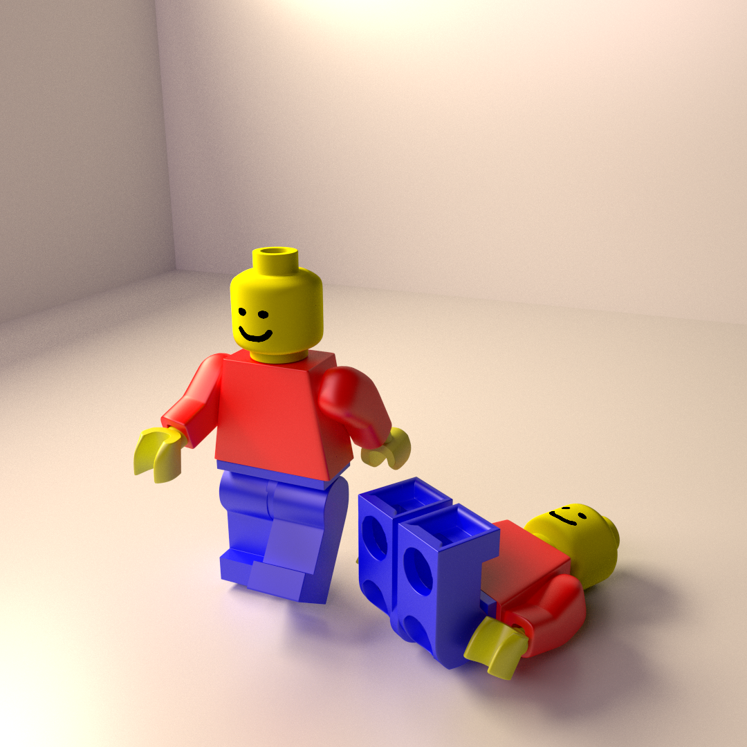 Lego Minifigure 3D model_1