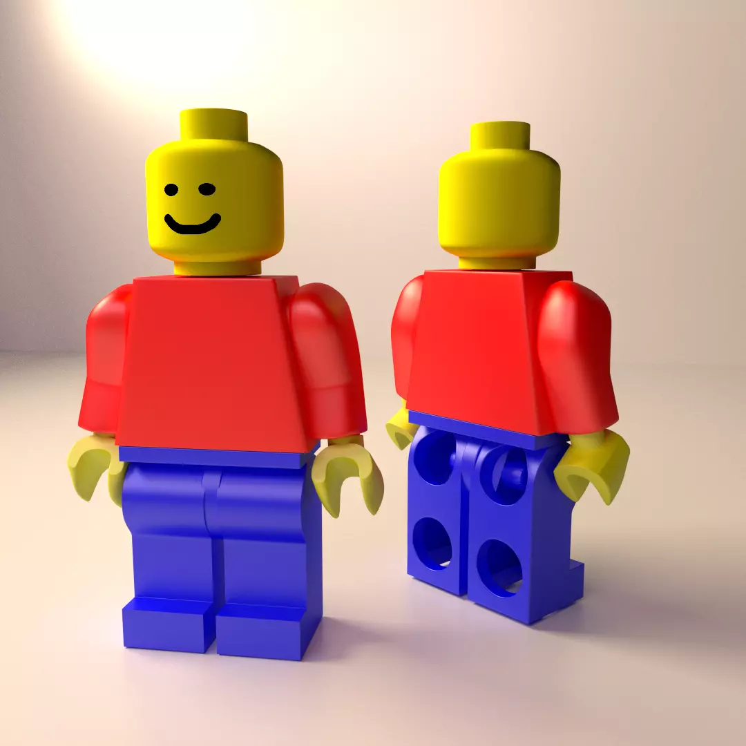 Lego Minifigure 3D model_0