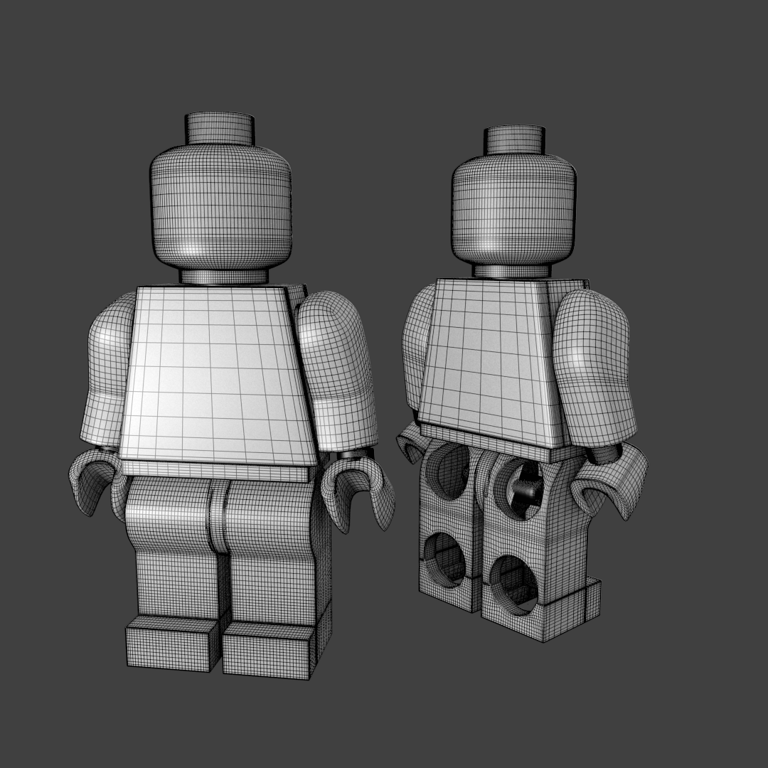Lego Minifigure 3D model_4