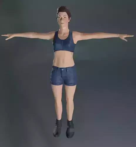 Rigged Female Character 4