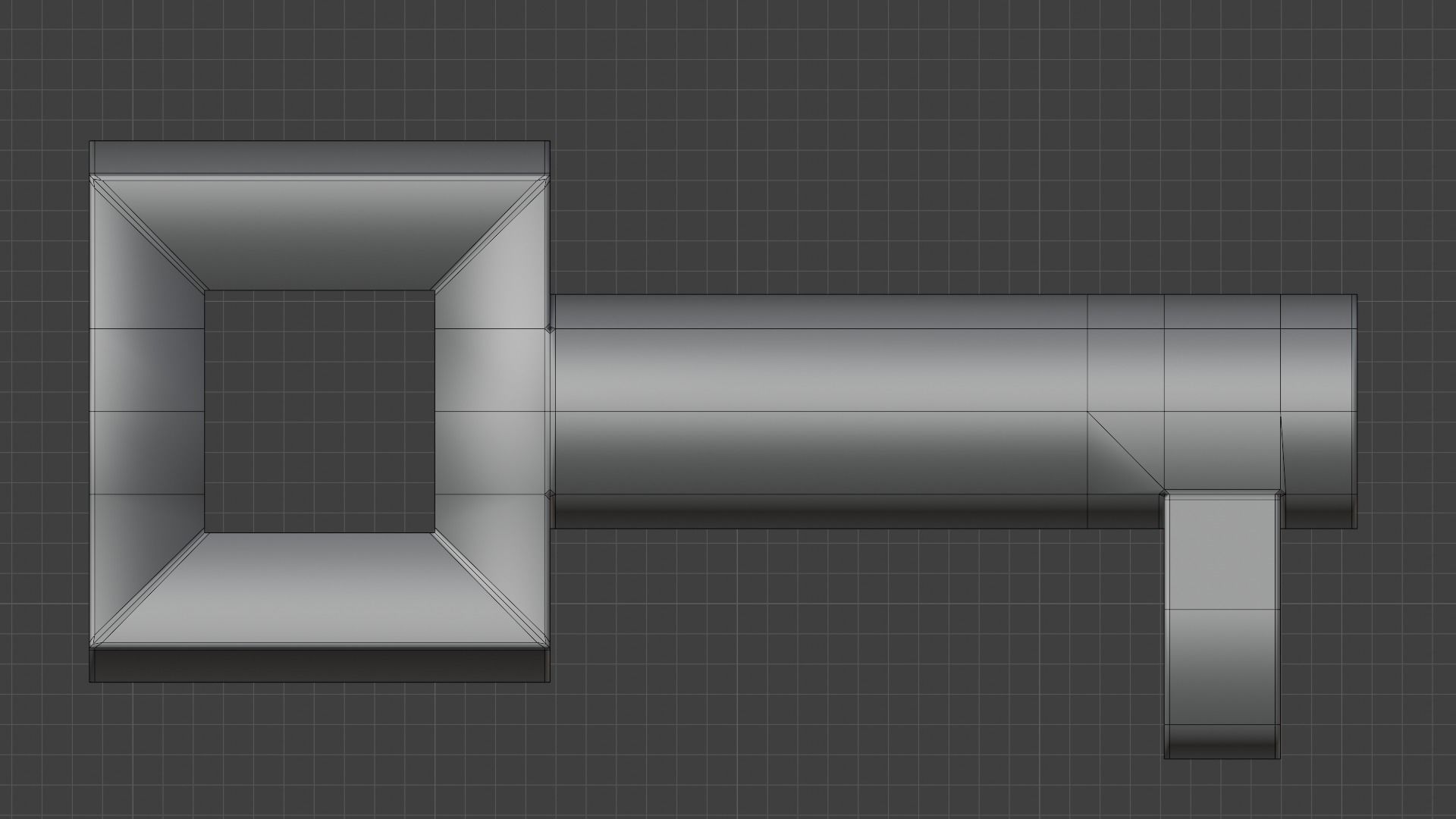 Subdivision High-Poly Treasure Chest 3D model_22