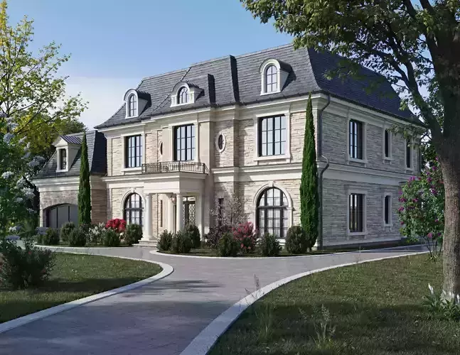 Classic house 1 3D model