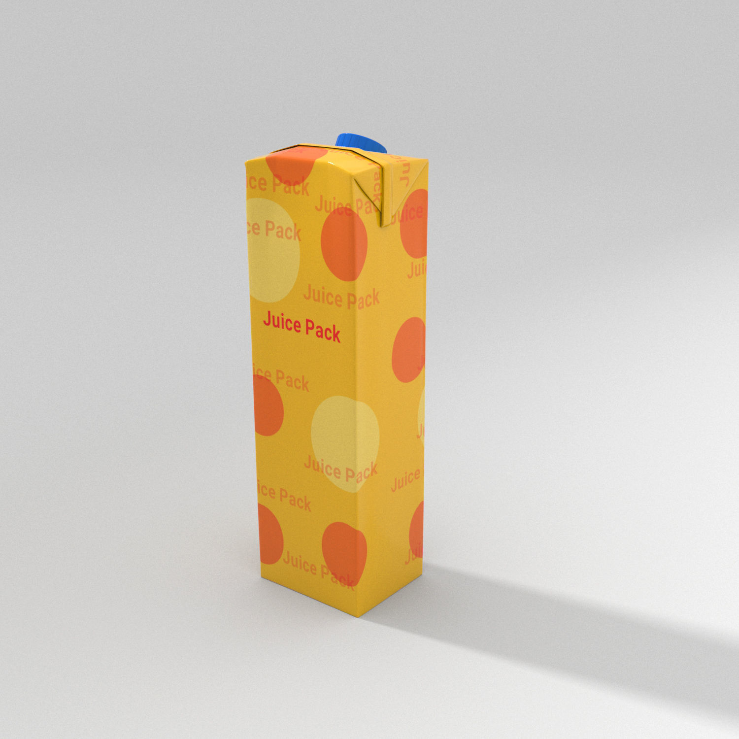 Juice Pack Low-poly 3D model_5
