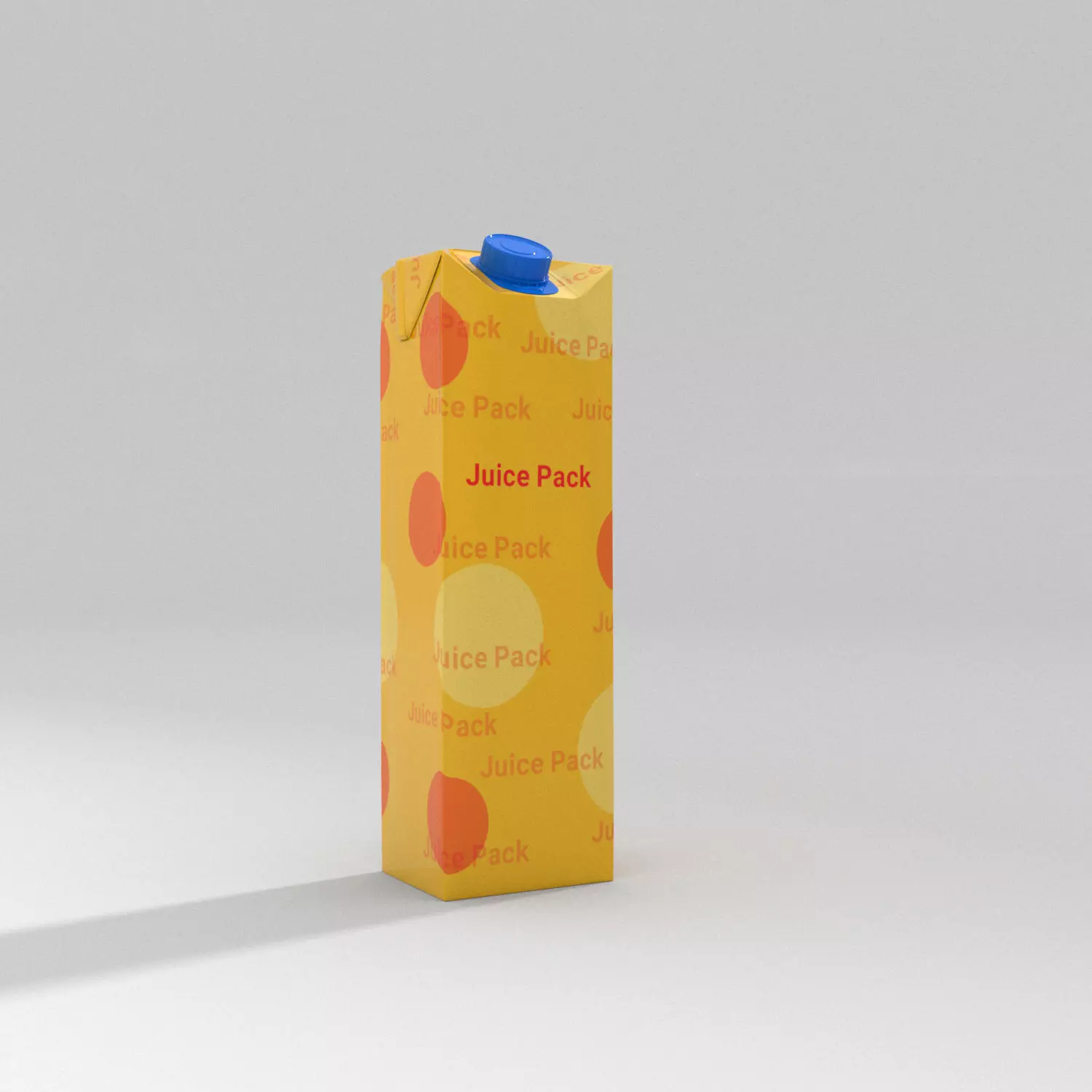Juice Pack Low-poly 3D model_0