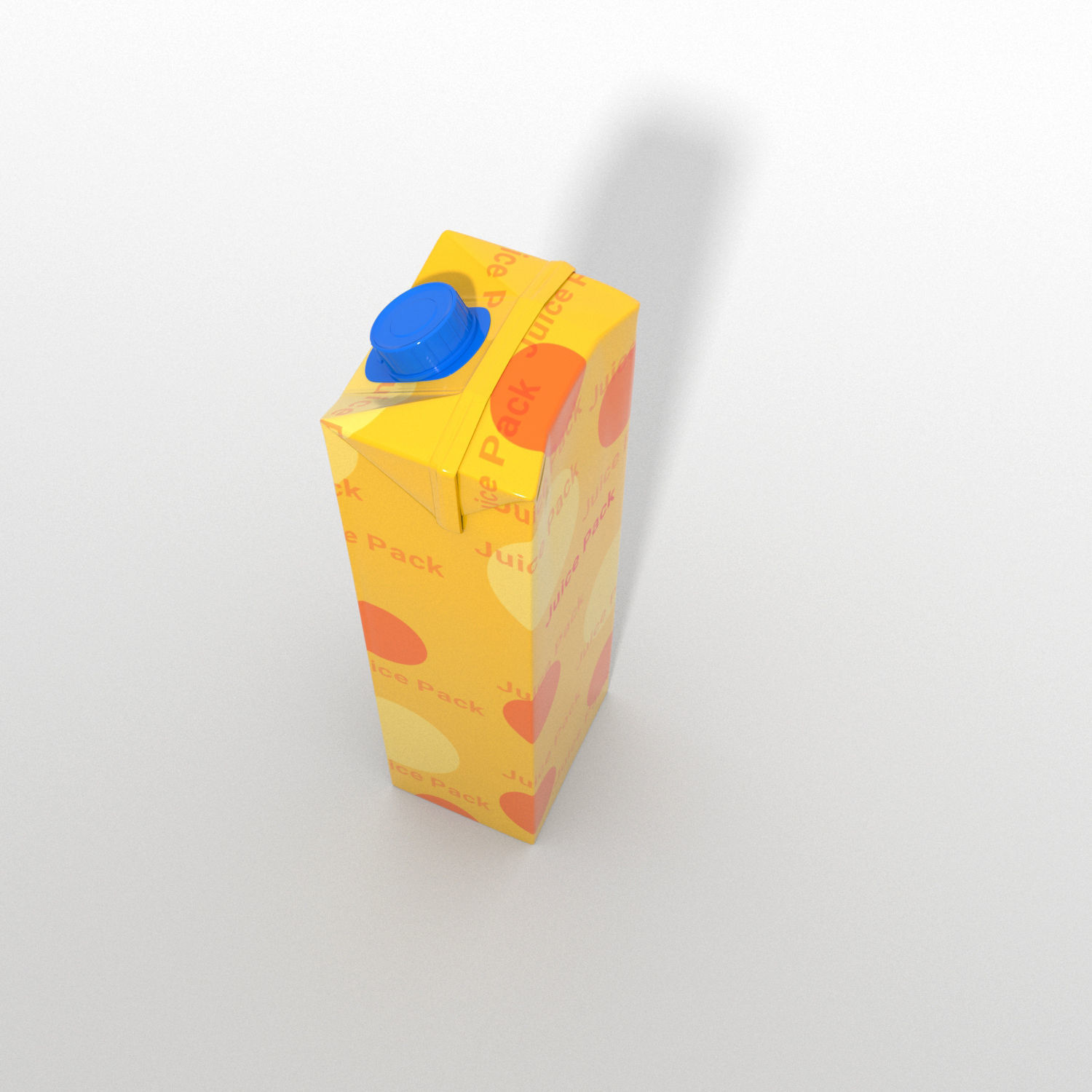 Juice Pack Low-poly 3D model_6
