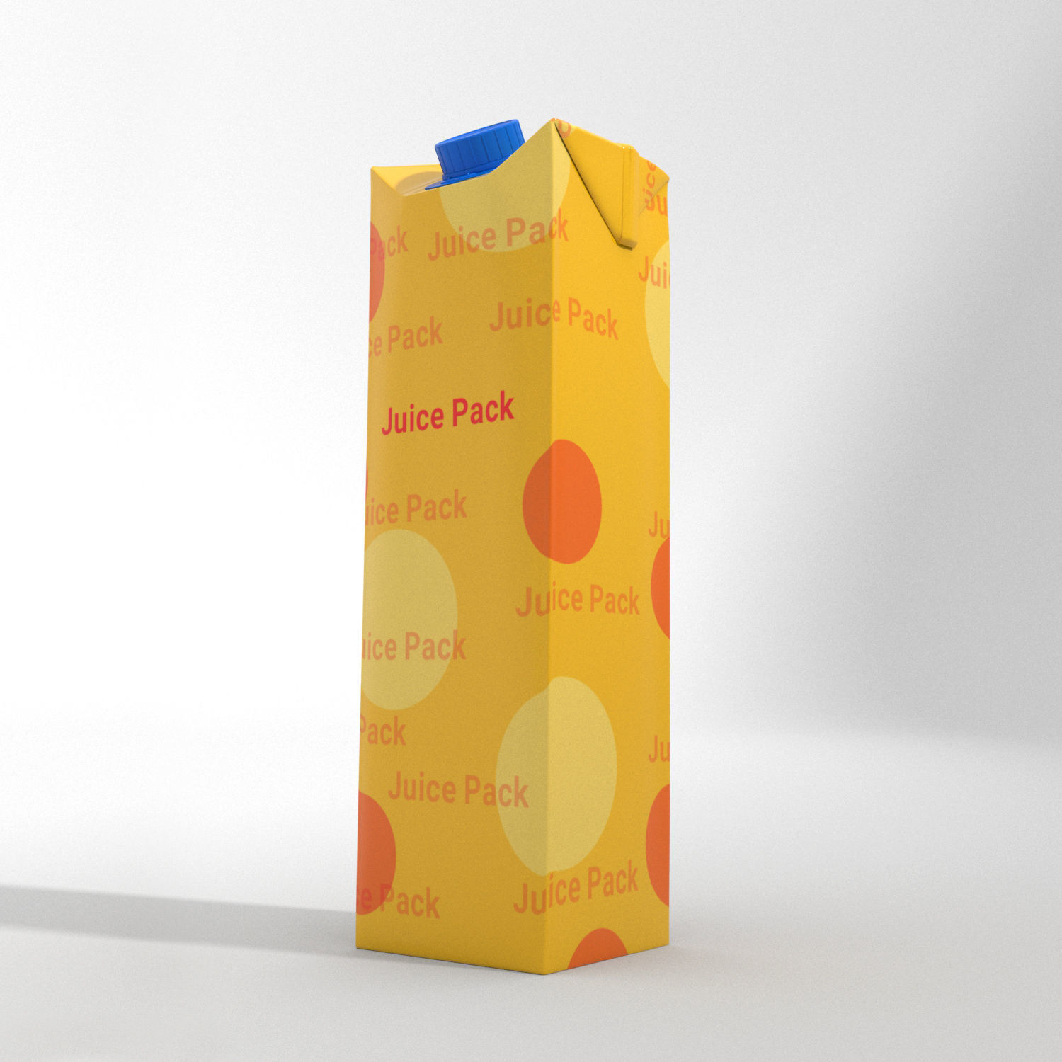 Juice Pack Low-poly 3D model_7