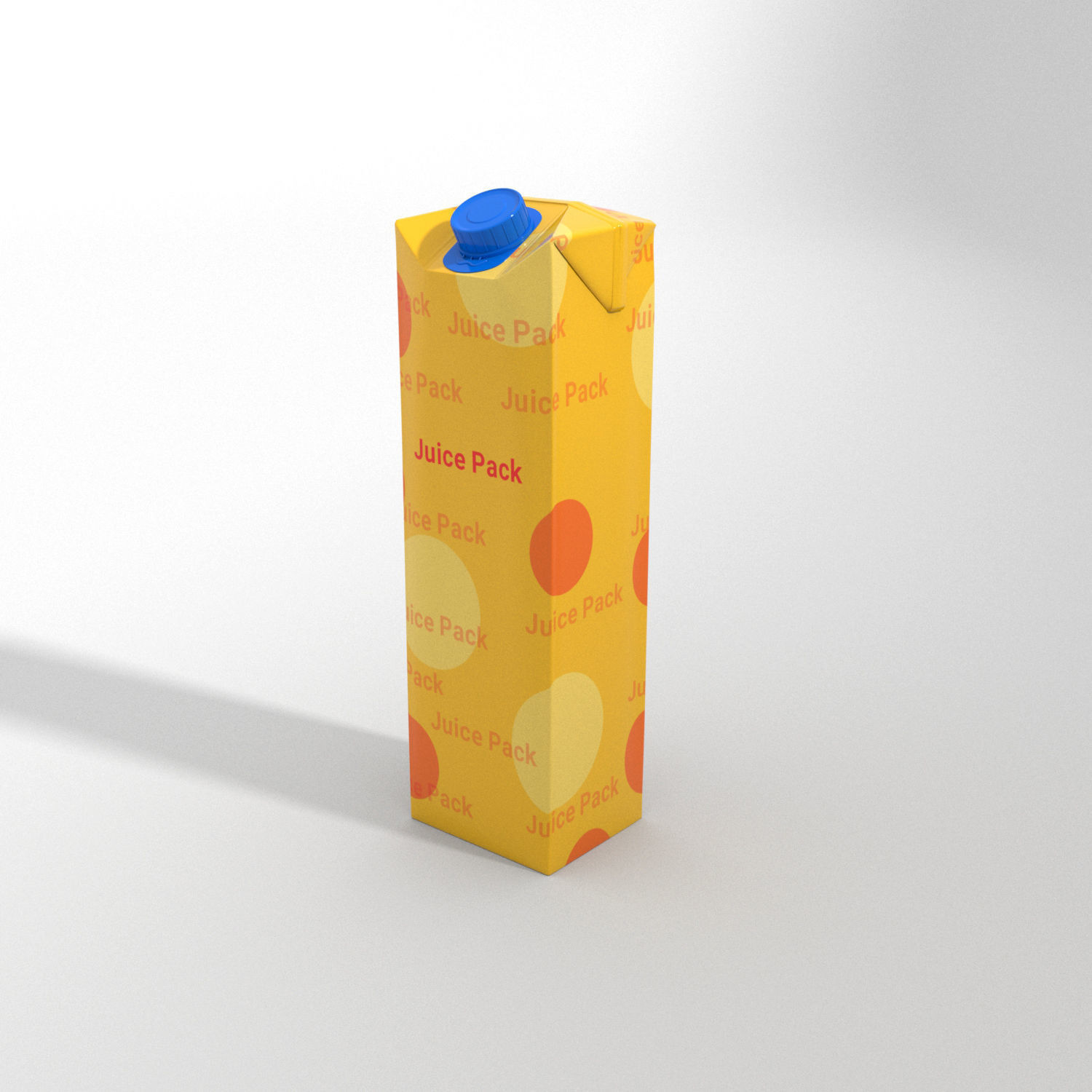 Juice Pack Low-poly 3D model_4