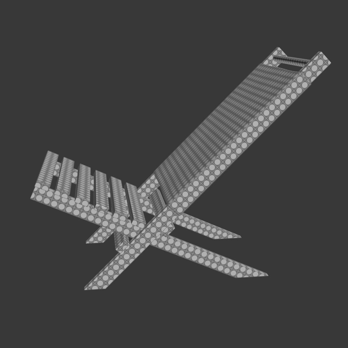 Pepitu Deck Chair 3D model_10