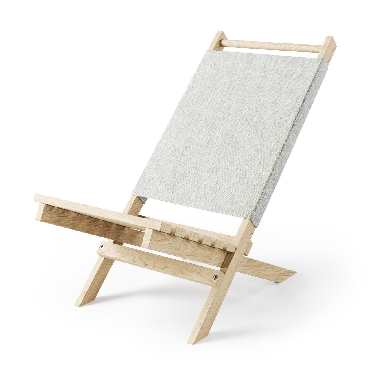 Pepitu Deck Chair 3D model_2