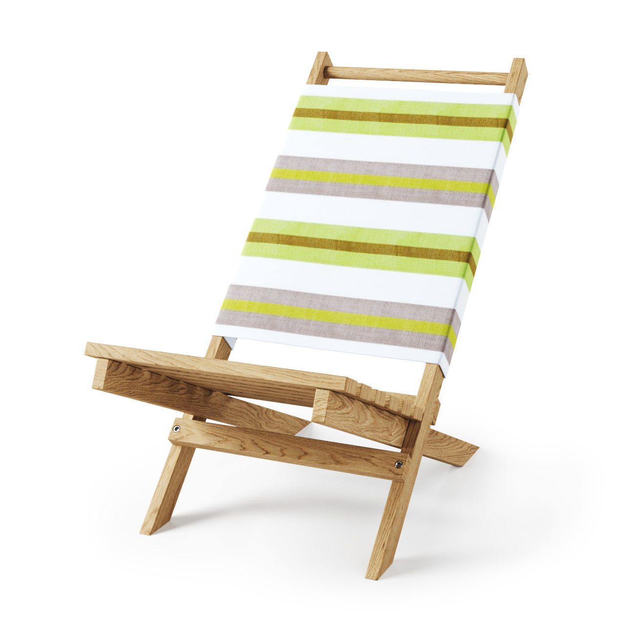 Pepitu Deck Chair 3D model_4