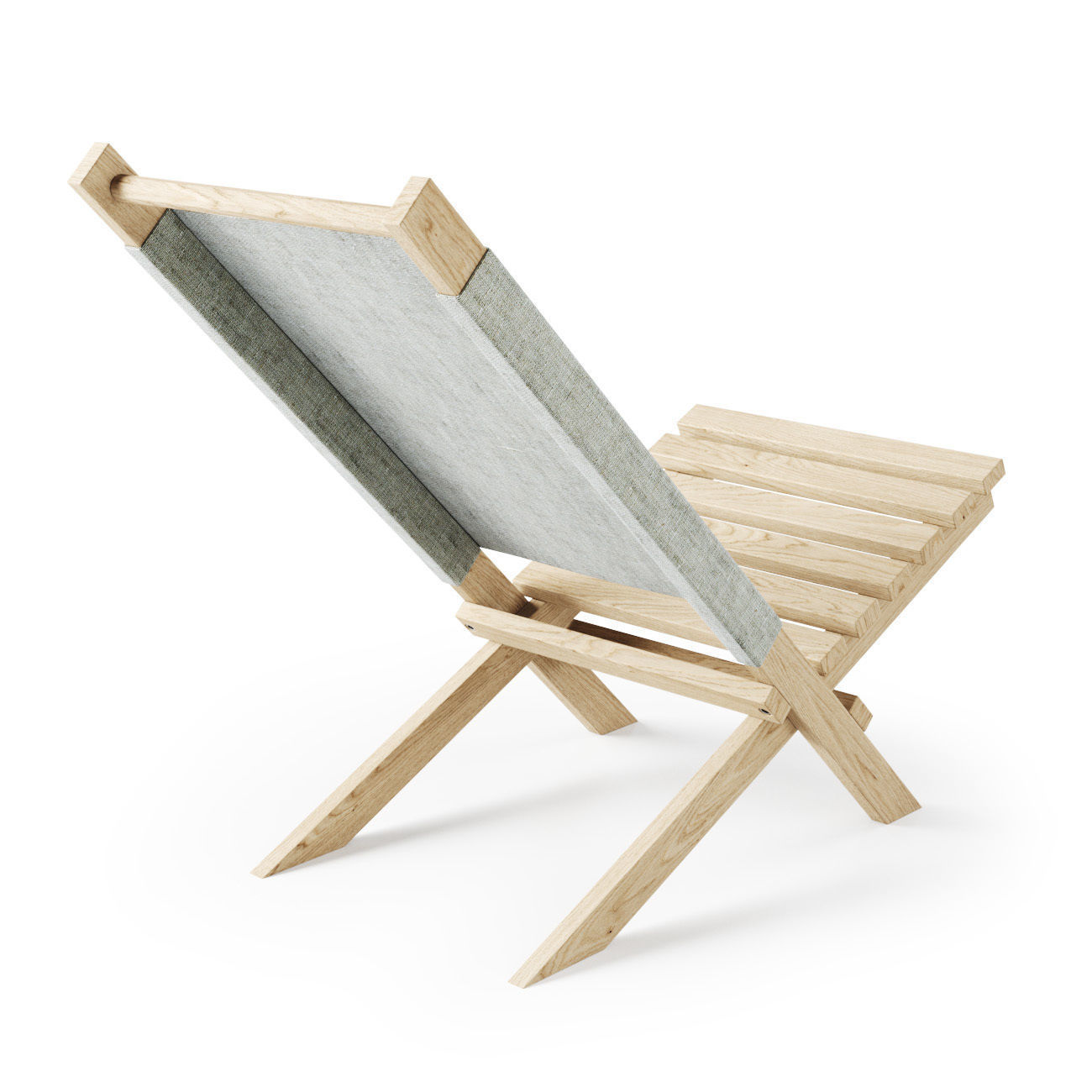 Pepitu Deck Chair 3D model_3