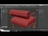 Armchair leather lounge chair Free 3D model_1