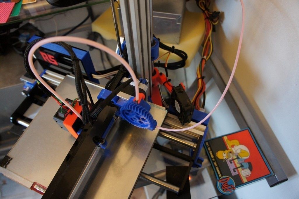 Reprap Pro Ormerod iamburnys Z bearing Extra Cooling Fan Mou... Free 3D print model_4