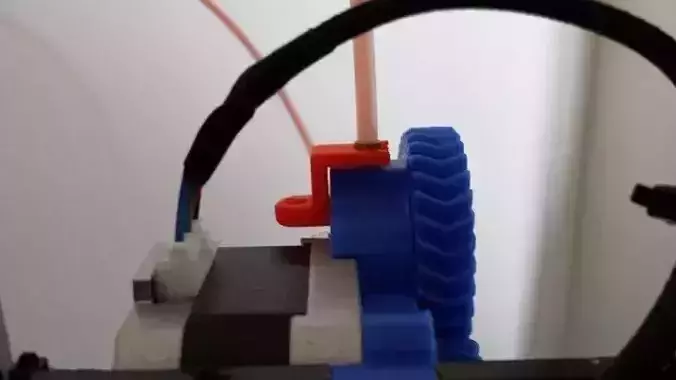 RepRap Pro Ormerod iamburnys Replacement Extruder Tube Clip Tounge Parametric