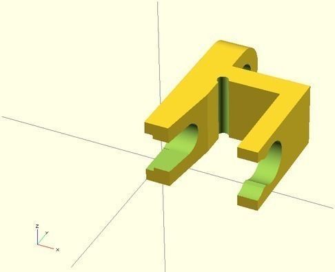 RepRap Pro Ormerod iamburnys Replacement Extruder Tube Clip T... Free 3D print model_1
