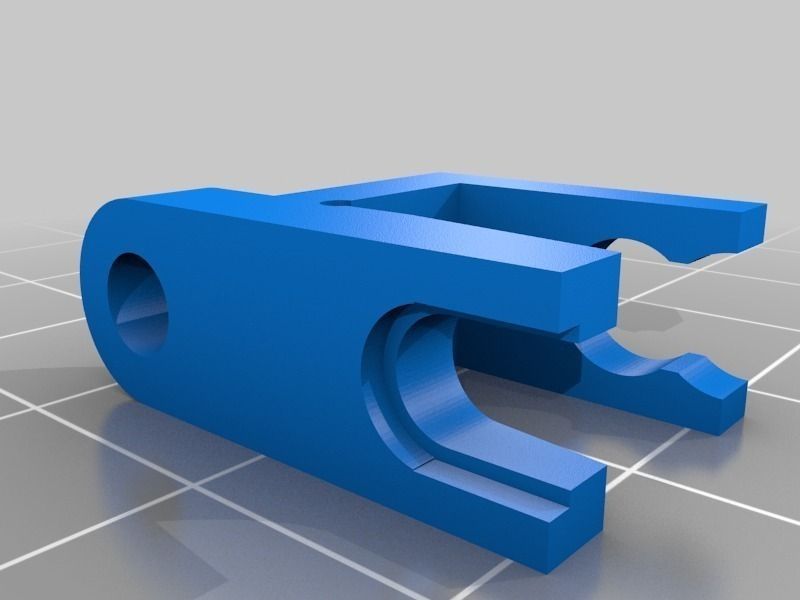 RepRap Pro Ormerod iamburnys Replacement Extruder Tube Clip T... Free 3D print model_2