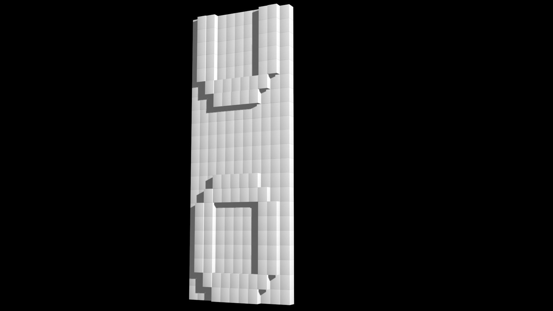 3d Mapping Wall in and out Boxes  3D model_5