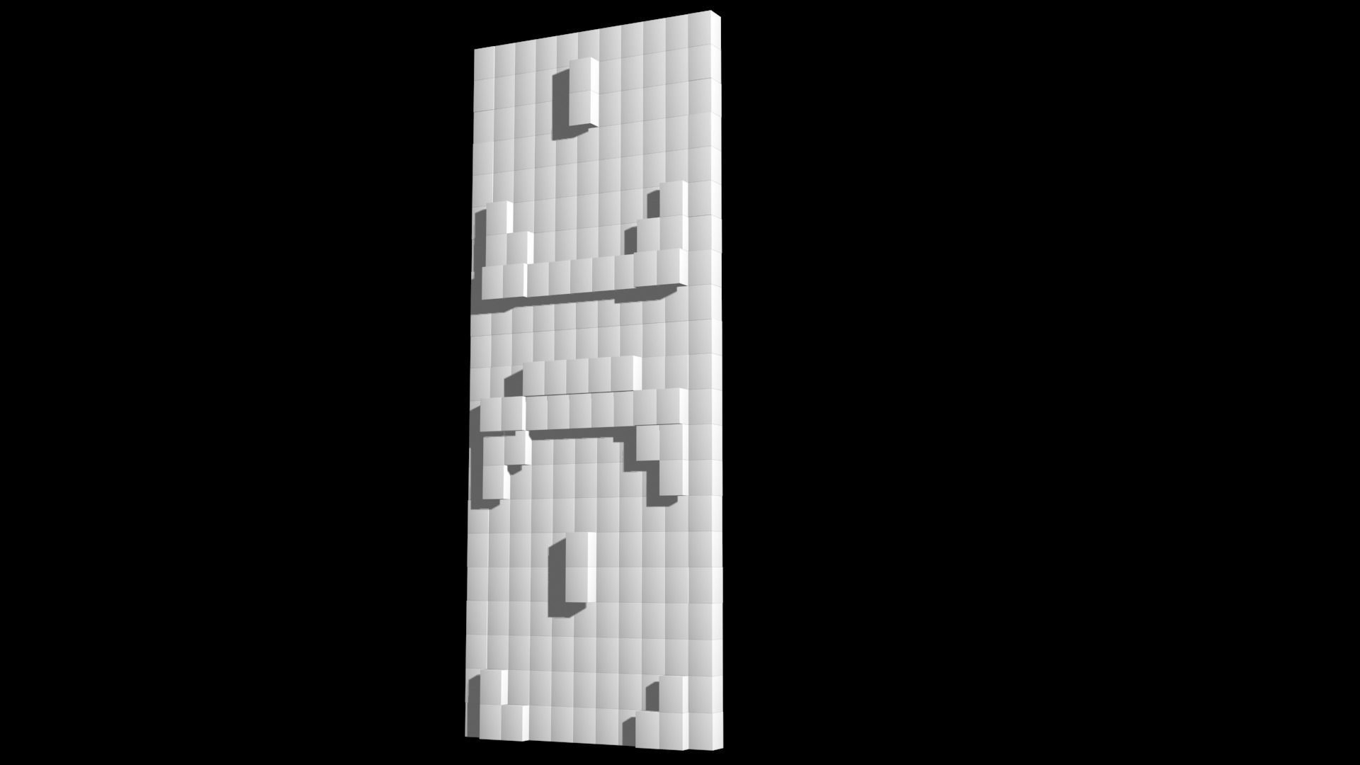 3d Mapping Wall in and out Boxes  3D model_12