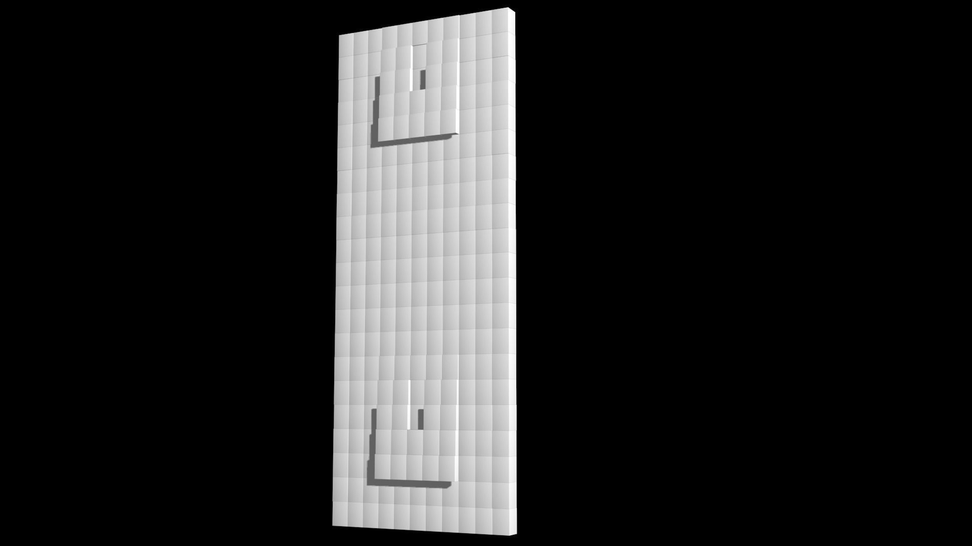 3d Mapping Wall in and out Boxes  3D model_9