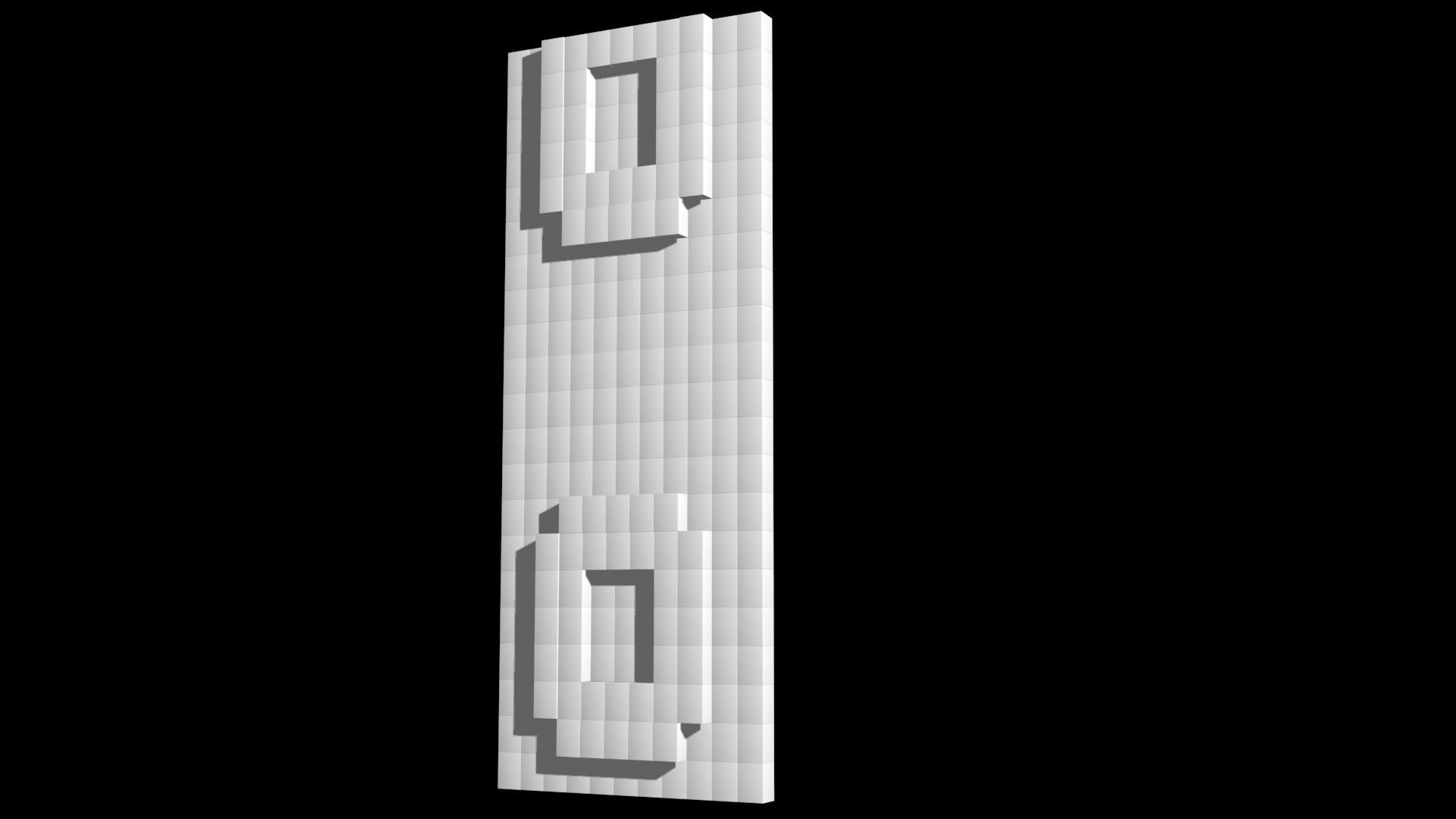 3d Mapping Wall in and out Boxes  3D model_2