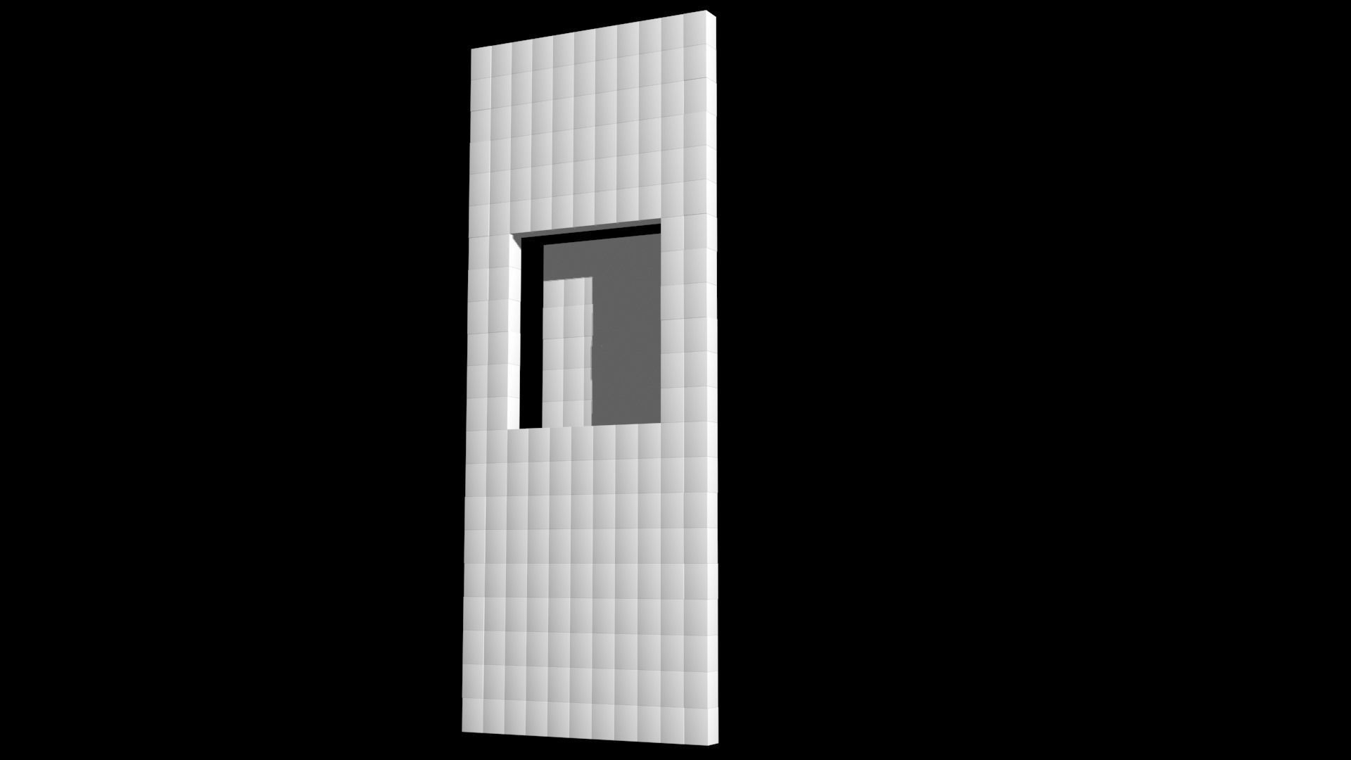3d Mapping Wall in and out Boxes  3D model_13