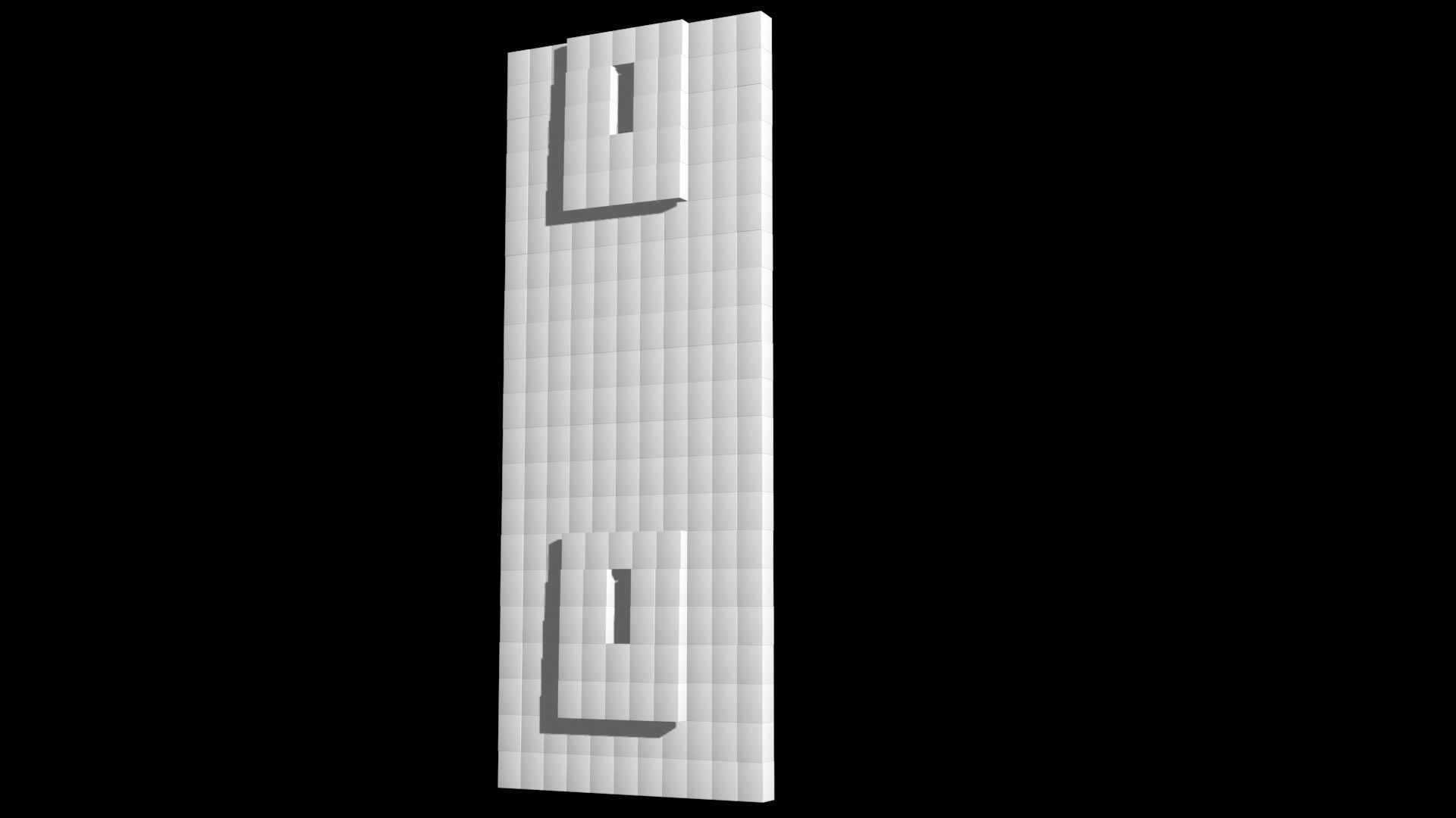 3d Mapping Wall in and out Boxes  3D model_10