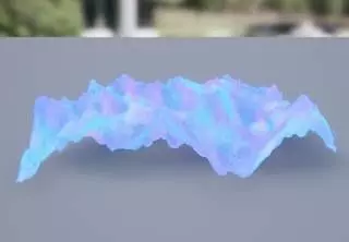 Ocean Sea Surface Animated with Texture 3D model_0